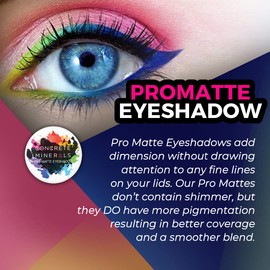 Concrete Minerals Pro Matte Eyeshadow, Silky- Smooth and Highly Pigmented, Longer-Lasting With No Creasing, 100% Vegan and Cruelty Free, Handmade in USA, 8 Grams Loose Mineral Powder (War Paint)