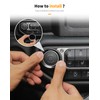 Hoolcar Window Switch Button Cover Volume Radio Air Conditioner Headlight