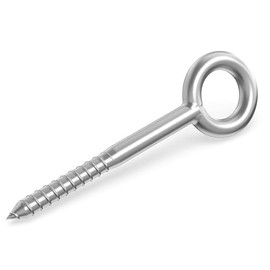 Scafom-rux Eye Bolt [12 x 120 mm | Pack of 1] Eye Bolt - Screw Eyelets - Eye Screws - Screw Eye with Installation Marking & Galvanised - Eye Hooks - Eye Bolt