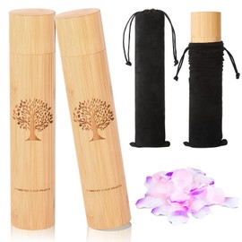 Small Scattering Urns for Human Ashes Adult,9''x2'' Scattering Tubes for Human Ashes,Eco Friendly Biodegradable Urns for Human Ashes(Set of 2,Tree of Life Pattern)