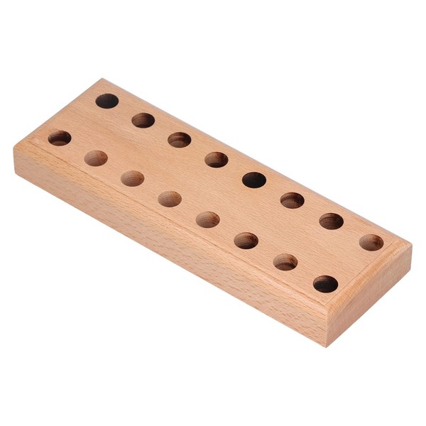 LiebeWH Painted Pine Wood Plier Holder Rack with 16 Holes