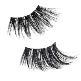 i-ENVY Half Lashes, Edge Fit False Eyelashes Natural Dramatic Look Wispy Cat Eye Clear Band Fluffy Volume Soft Strip Short Half Fake Eyelashes Light Weight Comfort Everyday Easy to Wear (DRAMATIC FIT)