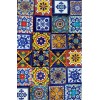 Azulejo Talavera 10x10cm Diferentes Colores 20 Pieza Confeti