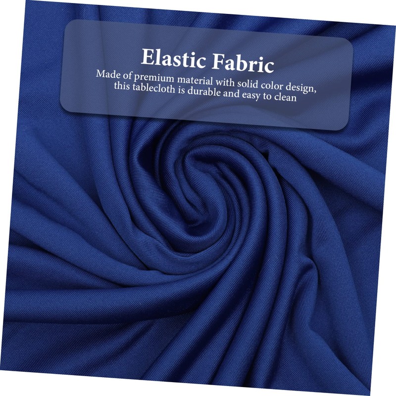 BIUDECO Elastic Tablecloth for 6ft Folding Tables Stretchy Rectangle Party