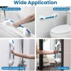 PUFFIO Grab Rails for Bathroom, 41CM Shower Handles Suction, Heavy