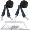 RUSON 2 Pack Adjustable Bimini Boat Top Straps w/Double End