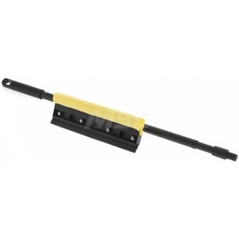 PRO SOURCE 2-in-1 Window Squeegee: Cleaning Sponge and Soft Rubber Blade, Telescoping Handle