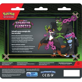 Pokémon 290-60585 Packs Featuring Pecharunt of The Scarlet and Violet Expansion-Secret Fairytale of The GCC (Three envelopes and a Holographic Promotional Card), Italian Edition