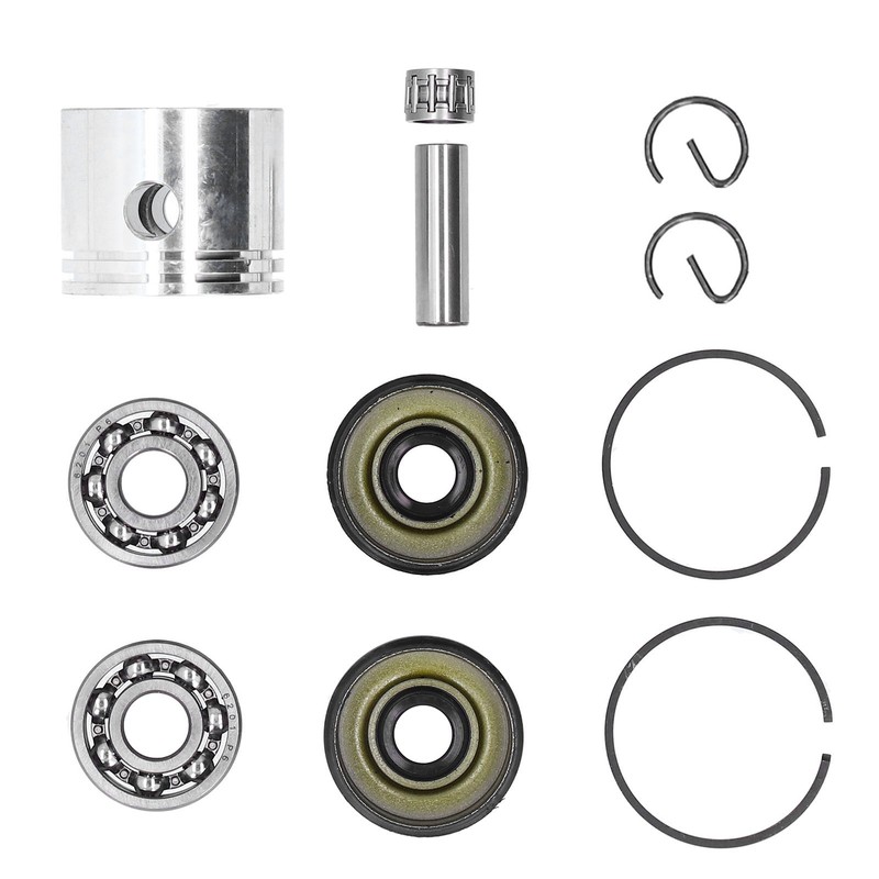 41.1mm Piston Kit Crank Bearing Fit for Poulan 220 221