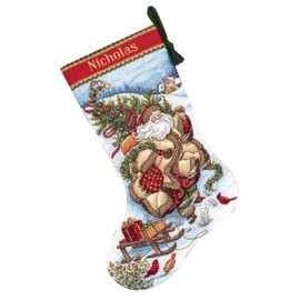 Dimensions X Stitch II StockingSantaJurny, Christmas Sled