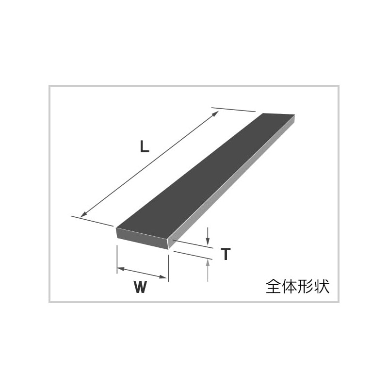 Aluminum Flat Bar Fabric Square 5 x 25 Length 300mm