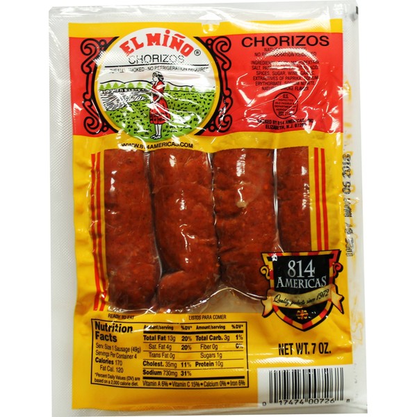 Chorizos El Miño . 4 Pack 7 oz