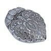 Natural Terahertz Pendant Peacock Pattern Carved Energy Stone Hanging Ornament