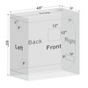 4x2 Grow Tent Plant Tent Dark Room, 600D Mylar Hydroponic