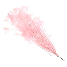 PATIKIL 10-12 Inch Turkey Feathers, 1 Set Fluffy Bulk Natural Feathers for Crafts Carnival Handwork Clothing Costumes Wedding Party, Pink