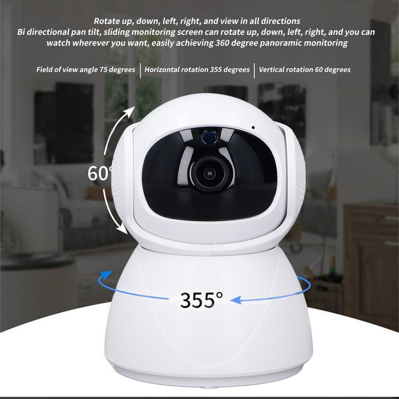Indoor Security Camera ABS Home Surveillance WiFi Camera Motion Detection