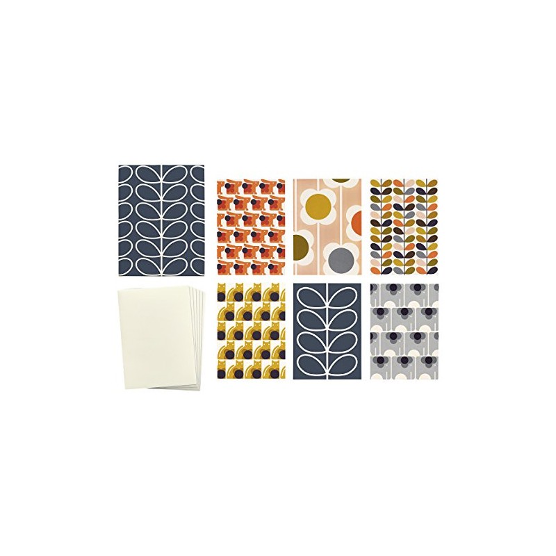 Orla Kiely | Set of 12 Postcards | Includes Envelopes