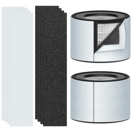 HOAXCINN Replacement Filter Compatible with TruSens Z2000 Z-2500 Z-2000 Medium Room Air Purifier, H13 HEPA 3-Stage Filtration，2 HEPA Filters + 4 Carbon Filters + 4 Pre-Filters