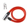 Bicycle Lock, Bicycle Key, Wire Lock, Diameter 0.4 inches (1.1