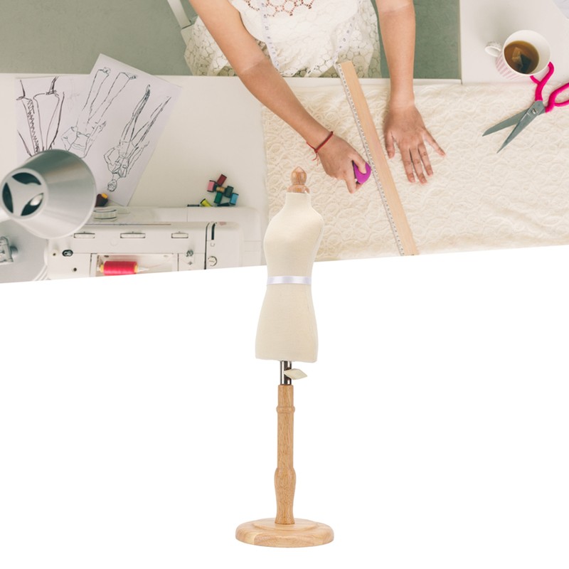 Female Dress Form Professional Beech Wood Durable Sewing Dress Form