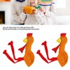 2Pcs Turkey Hat Light Bright Colors Durable Polyester Soft Breathable