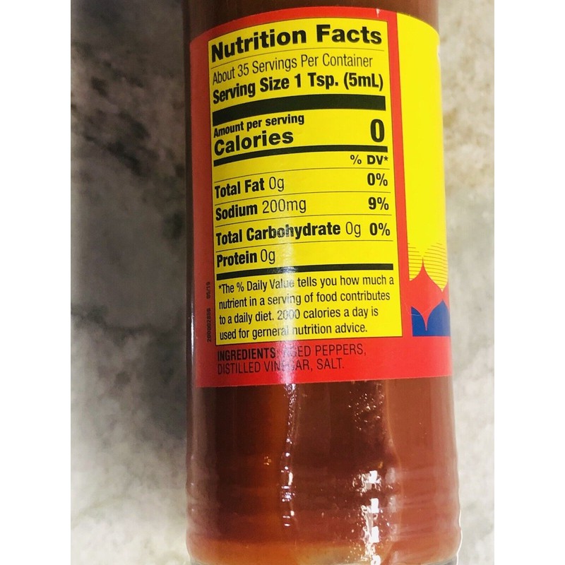 Lousiana The Original Hot Sauce. 6fl oz/177 ml.