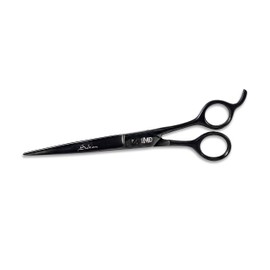 MD Sultan Plain Shears 8.5" for Barbers and Stylists (Black)