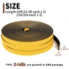 Yotache Foam Weather Stripping Seal Tape 3 Rolls 1/2" W