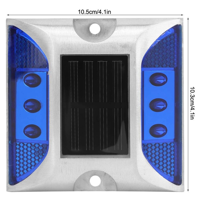 Solar Driveway Lights, Solar Power Ground Marker Lights Waterproof Outdoor