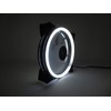 Bgears b-DualRing 120 White Fan with 30 White LEDs Front