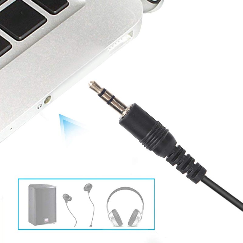 ciciglow Portable Clip On Microphone for Mobile Phones and Laptops