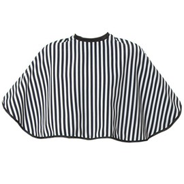 shttown Hairdressing Cape, Hair Dye, Gray Hair Dye, Poncho, Unisex, Self-Cut, Waterproof, Adjustable Size, Reusable, stripes