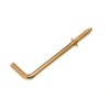 One Stop DIY 100 x Shoulder Bolts Straight L Cup Hooks 38mm EB Steel