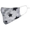 styleBREAKER Unisex Fabric Mask with Stars Pattern in Vintage Look,