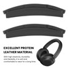 2PCS Replacement Headband Pad with High Elasticity, Soft Protein Leather