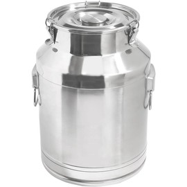 Stainless Steel Milk Can Milk Bucket Wine Pail Bucket Large Capacity Milk Can (18L)