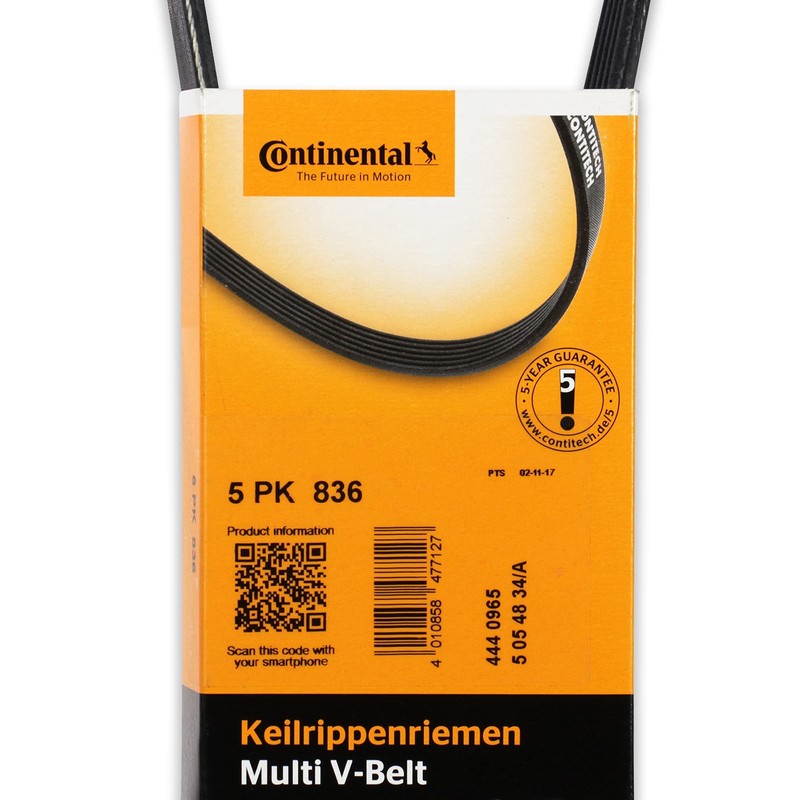 Contitech 5PK836 Loose Multi-V Belt