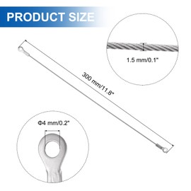 sourcing map 20Pcs 12" Cabinet Door Restraint with Screws, 304 Stainless Steel Cupboard Door Protector Hinge Limiter for Restricting Cabinet Door Swing and Limiting Door Opening Angle