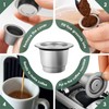 LIHONG Stainless Steel Reusable Coffee Pods, Reusable Coffee Capsules, Reusable