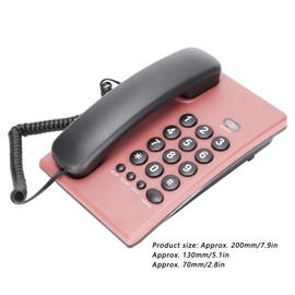 Acogedor Corded Telephone, Landline Telephone Desk Phone, Battery , Unique Color, Office House Landline Phones for Home()