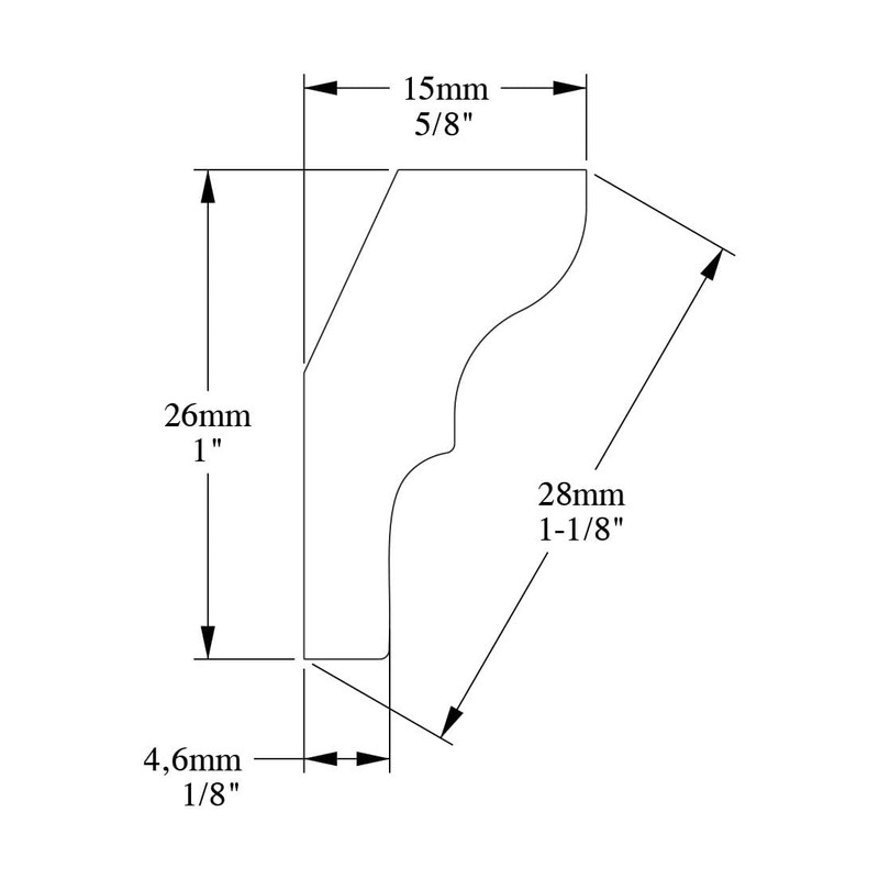 Orac Decor CX111 | Duropolymer High Impact Polystyrene Crown Moulding