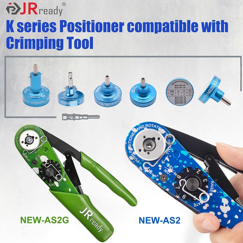 JRready K13-1 Positioner for Coax Crimp Tool AS22520/2-01 Crimp Contacts