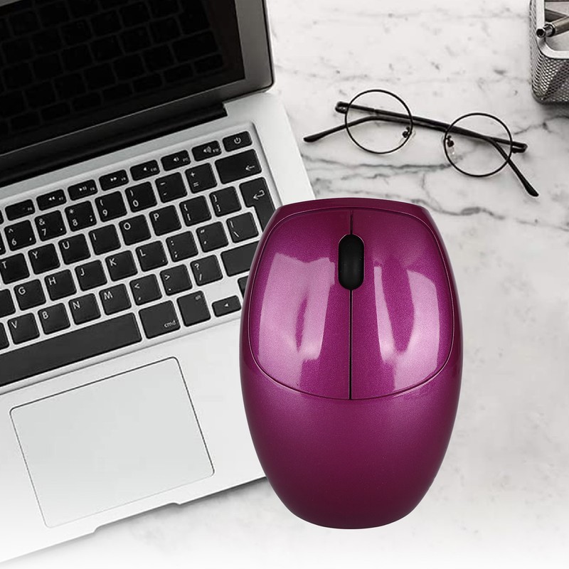 2.4G Wireless Mouse Symmetric with USB Receiver for Desktop Computers