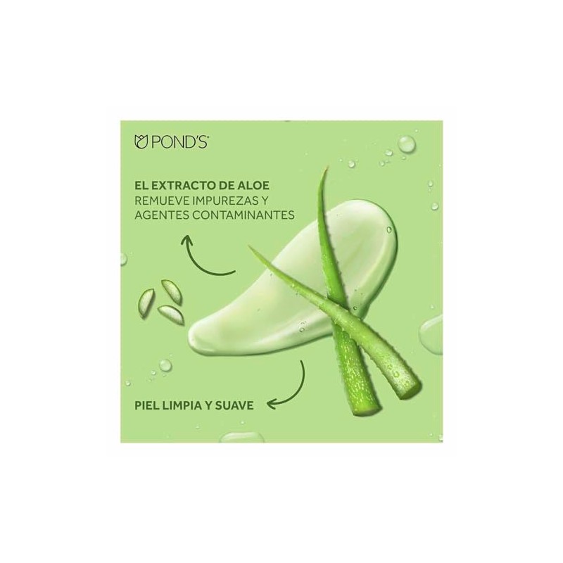 Gel Limpiador Facial Pond's Fruity Hydra Fresh Aloe 200 ml