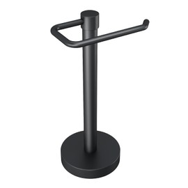 YUMORE Hand Towel Holder Stand Countertop Towel Rack Free Standing Towel Bar Hanger for Bathroom Kitchen Pro Max Matte Black
