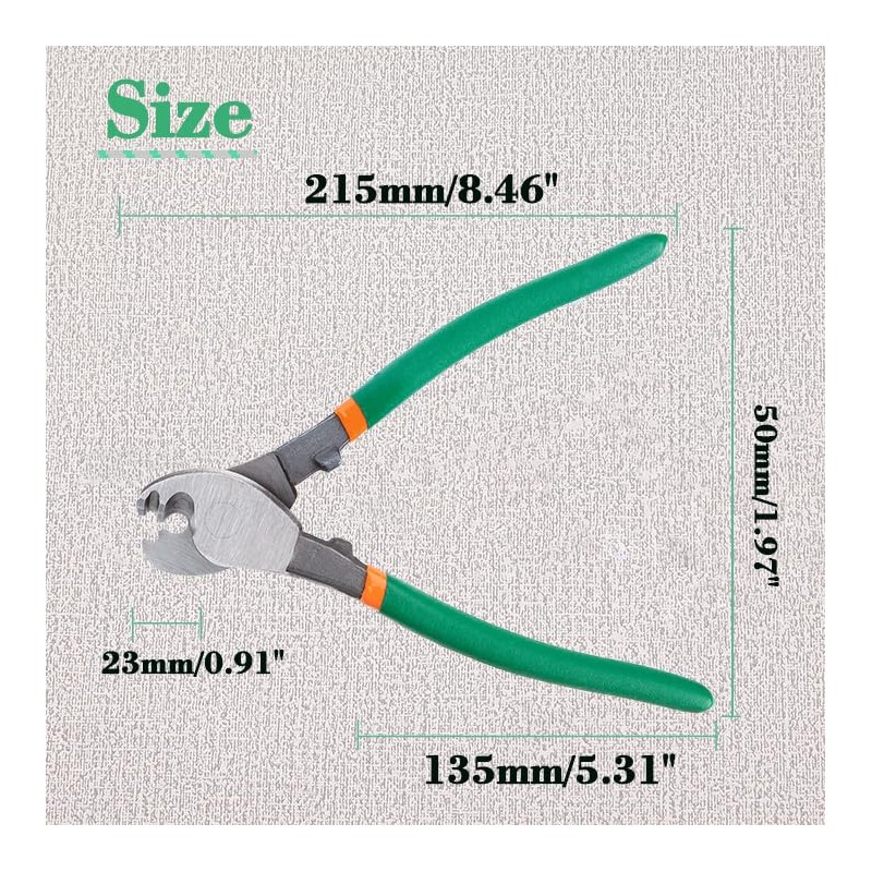 LEONTOOL Cable Handy Cutter, Cable Cutter for Wiring, Handy Cable