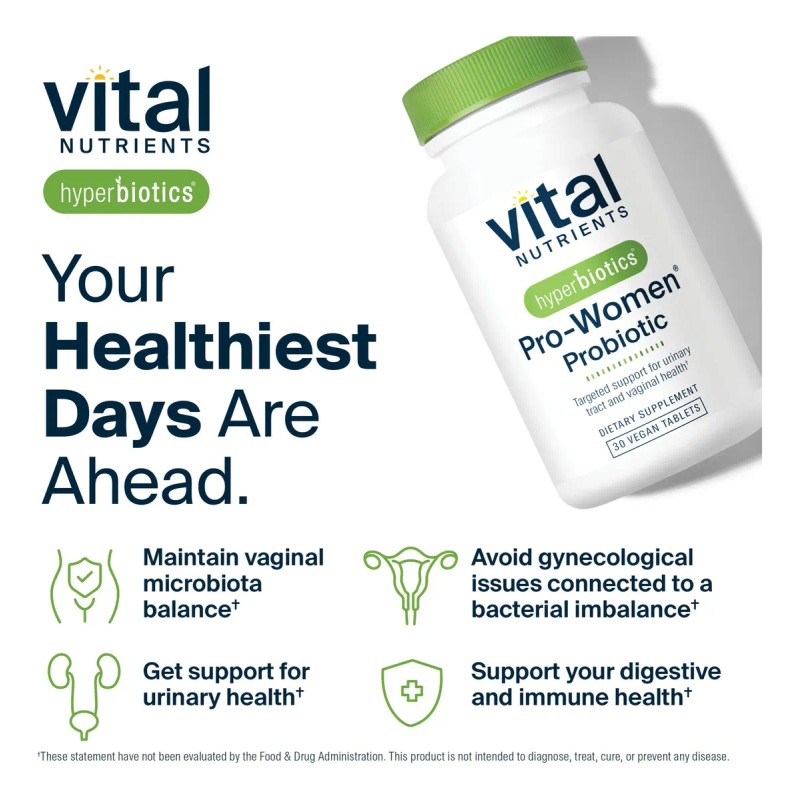 Hyperbiotics Pro Women Probióticos Vaginales Y Digestivos 30