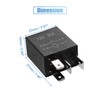 X AUTOHAUX 4 Pcs DC 12V 30A SPDT Automotive Relay