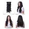 OneDor® 20" Curly Full Head Clip in Synthetic Hair Extensions