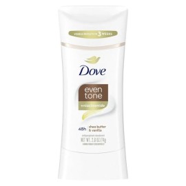 Dove Even Tone Antiperspirant Stick 2.6 oz – Shea Butter & Vanilla Scent
